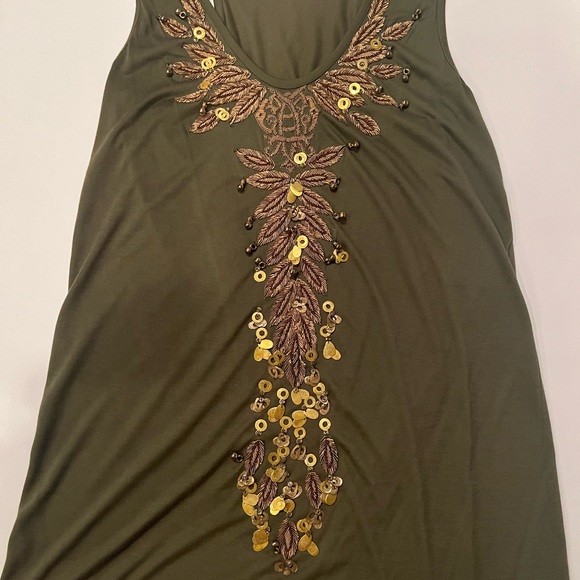 Emilio Pucci Top with Gold Metal Embroidery - Picture 5 of 11